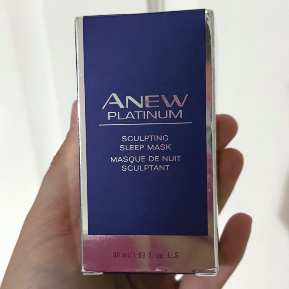Avon Anew Platinum Sculpting Sleep Mask 50ml 1.69 fl oz Niacinamide Peptides New